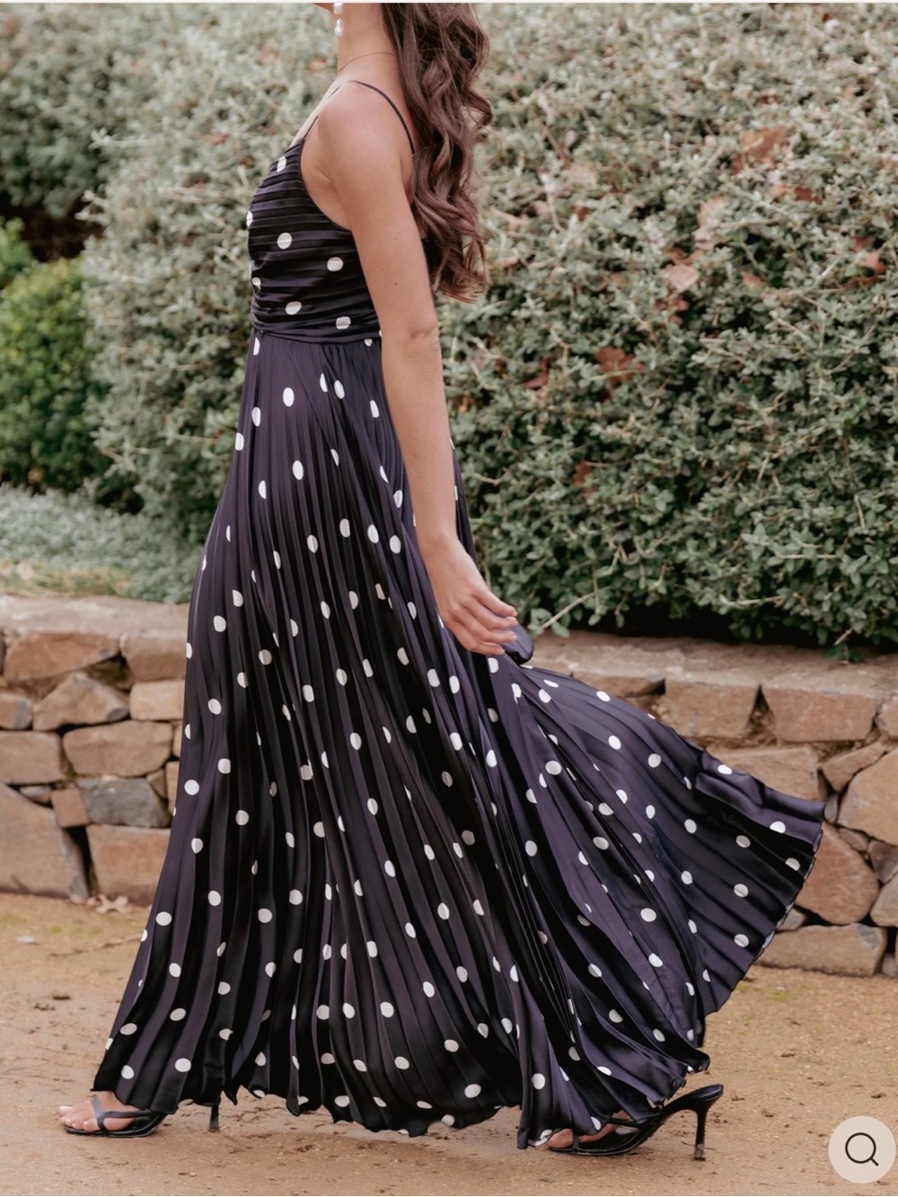 Petal & Pup Black and White Polka Dot Maxi Dress - Picture 2 of 5